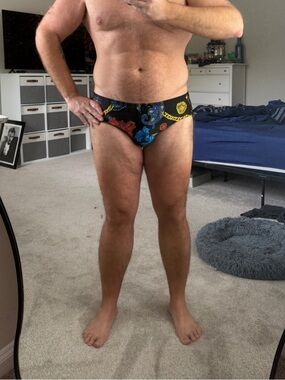 Men’s Versace Black Swimwear XXL